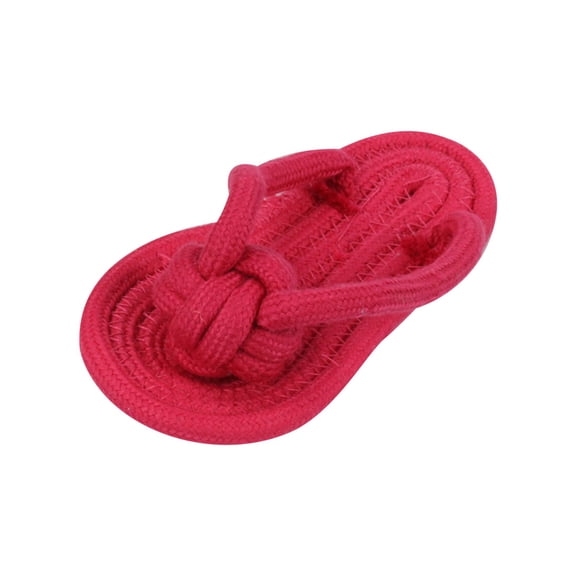 Pet Boot, Cotton Rope Dog Chew Toy Slipper, Candy Colored Braided Rope Chew for Teeth Cleaning, Puppy Teething Toys for Small Medium Dogs