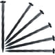 thumbnail image 1 of 20 Piezas de Clavos para Bordes de Césped, Estaca de Tomate, Estacas de Anclaje de Jardín de Plástico Clavo de Tierra para Carpa Estacas de Jardín en Espiral para Bordes de Pavimento de Césped Artific, 1 of 5