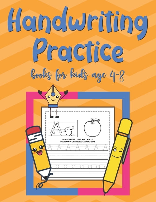 Handwriting Practice Books For Kids Age 4-8 : Letter Tracing ...