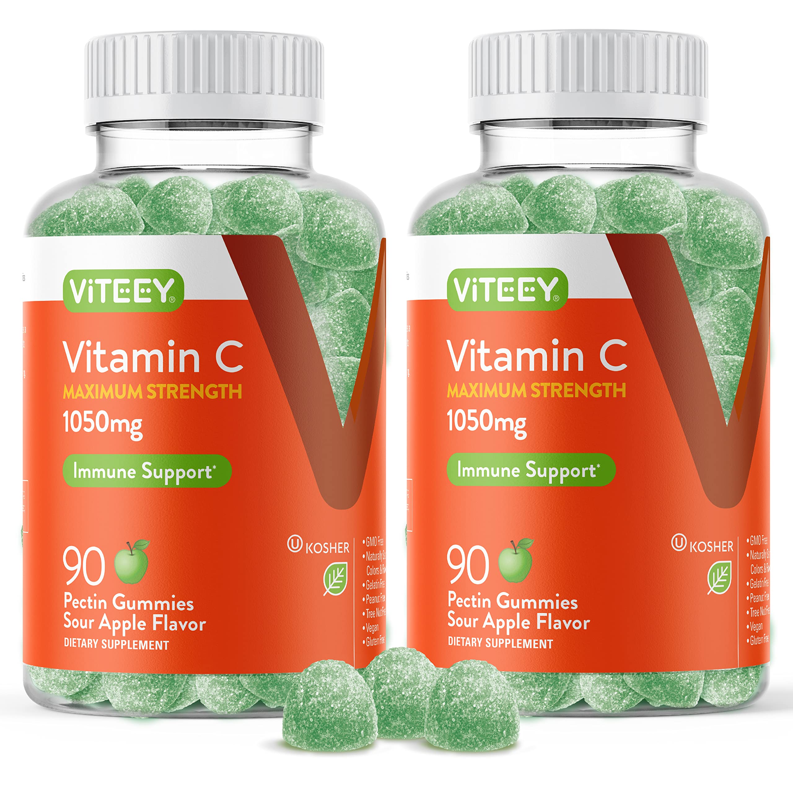 Vitamin C Gummies 1050mg Maximum Strength Immune Support Booster