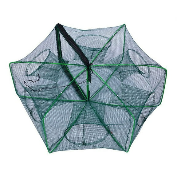 Self-folding Fishing Trap Net Fish Bait Trap for Fishing Crayfish Crab Nets Trap