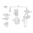 thumbnail image 2 of New Genuine Nissan A18-Shocks / Struts E43036RA1D OE, 2 of 10