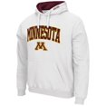 thumbnail image 2 of Men's Colosseum White Minnesota Golden Gophers Arch & Logo 3.0 Pullover Hoodie, 2 of 3