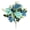 Blue, variant on Artificial Rose Rose Gold 31x7cm, Indoor Simulation Flower, Decorative Artificial Flower for Home, Office, Wedding, Includes 1 Stem