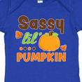 thumbnail image 4 of Inktastic Thanksgiving Sassy Lil Pumpkin with Fall Leaves Girls Baby Bodysuit, 4 of 5