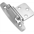 thumbnail image 1 of Hickory Hardware P295-SC Satin Silver Cloud Surface Self-Closing 0.37 In. Offset Hinge 2-Pack, 1 of 4