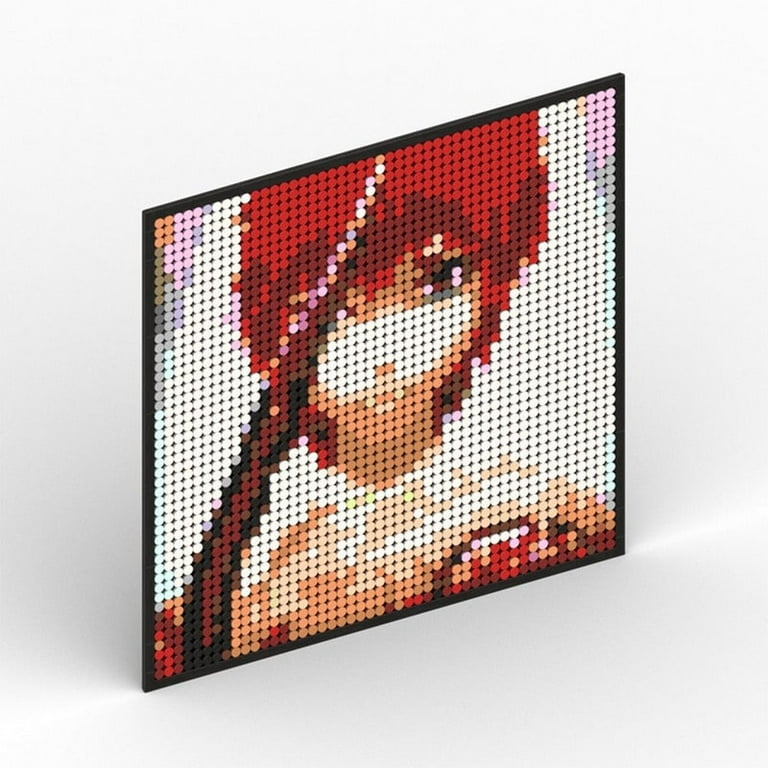 Moc Anime Figure, Anime Pixel Art, Building Blocks