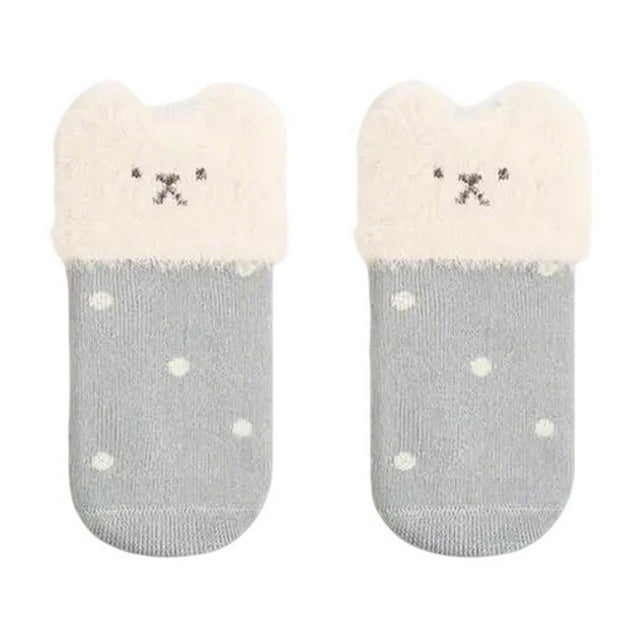 Shoe Socks Baby Children's Solid Color Cotton Baby Newborn Socks Hand in Hand Socks