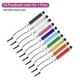 thumbnail image 3 of Unique Bargains 10pcs Metallic Stylus Pen Retractable Aluminum Alloy Mini Capacitive Pens for Universal All Touch Screen Device, 3 of 8