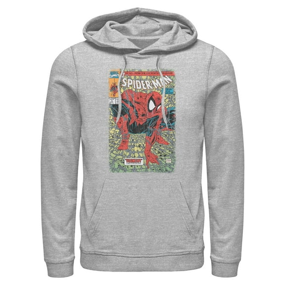 Mens Marvel Spider-Man Torment Comic Cover Lightweight Hoodie