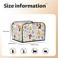 thumbnail image 5 of Pofeuu Happy Easter1 Print Toaster Cover 4 Slice, Bread Dust Cover & Fingerprint Protection, Kitchen Small Appliance Covers(Toaster Cover), 5 of 7