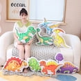 thumbnail image 2 of Peluche de dinosaurio para niños, almohada de peluche con estampado 3D de dragón, cojín de dibujos animados, decoración del hogar, 2 of 5
