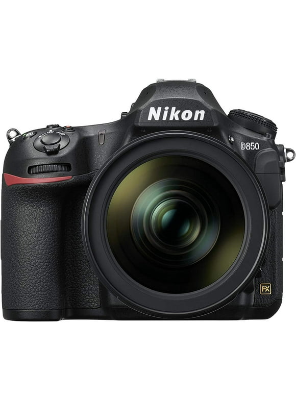 Nikon D850 FX-Format Digital SLR Camera Body w/AF-S NIKKOR 24-120MM F/4G ED VR Lens (Intl Model)