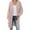 C# Pink, variant on SMihono Fashion Plus Size Women Casual Long Sleeve Stripe Patchwork Long Cardigan Tops Blouse Coat Open Front Cardigan for Ladies Gifts Watermelon Red 6