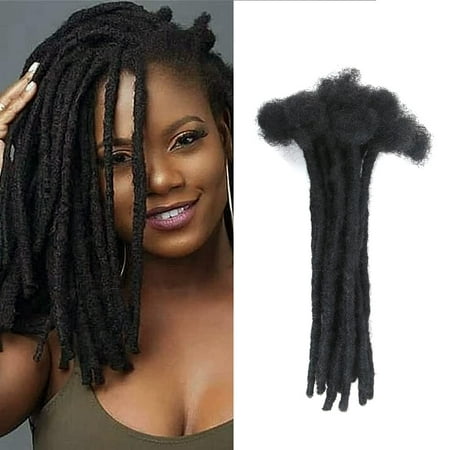 Compuye Human Hair Dreadlock Extensions 20 Strands locks extensions human  hair Dsoar Full Handmade Crochet Dreads Hair(8inch,width:,Dark Brown)  | Walmart Canada