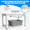 thumbnail image 3 of EZ Laundry Pedestal – 27" Wide x 16" High Heavy-Duty Steel Stand for Washer and Dryer, Anti-Vibration Base Support, 3 of 9