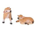 thumbnail image 4 of Cattle Figurine Crafts,Cows Figurines Resin Hand Mini Animals Cows Figurines Calf Ornament Solid Performance, 4 of 14