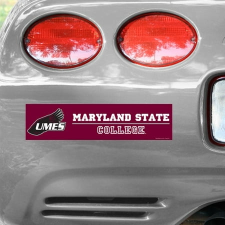 Maryland Eastern Shore Hawks Tier 12'' x 3'' Bumper Sticker - No