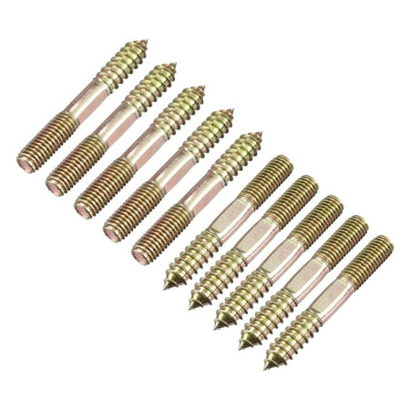 

M10x70mm Hanger Bolts 12 Pack Double Head Thread Dowel Screws