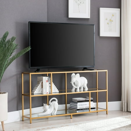 Camden&Wells - Clark TV Stand for TVs Up to 55" - Brass