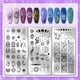 thumbnail image 3 of Juego de 3 placas para estampar uñas con diseño de luna y sol, plantillas para uñas con estrellas, plantillas para uñas con astrolabio, placas de acero inoxidable con imágenes para uñas., 3 of 7