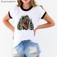 thumbnail image 3 of Camiseta con estampado 3D de Jurassic World, camiseta vintage de dinosaurio para niña, camiseta Harajuku para mujer, camiseta de moda de verano, ropa de calle para mujer, 3 of 5