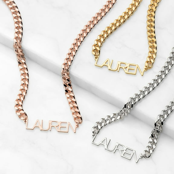 Personalized Classic Look Name Necklace