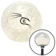 thumbnail image 1 of Black Dragon Symbol Clear Metal Flake Shift Knob with M16 x 1.5 Insert Shifter Auto, 1 of 1