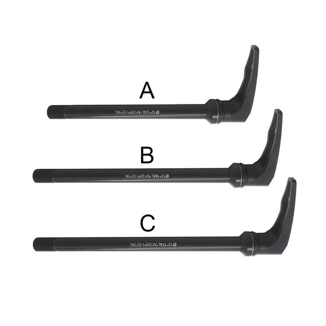 Bicycle Brochette en Alliage d'Aluminium à Travers Brochette Arrière Libération Rapide Moyeu de Roue en Aluminium Fourche Cadre de Vélo Broches de Cyclisme Réparation Léger Réutilisable MTB Partie 124mm