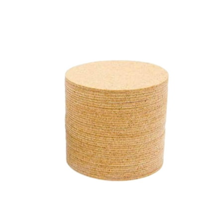 

Pack of 10 Self-adhesive Cork Coasters Round Home Hotel Dorm Water Cup Desk Door Sofa Furniture Mats DIY Backing Sheets 95x1mm