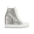 dkny ravyn zipper flatform sneakers