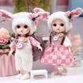 thumbnail image 5 of Dressable Children's Doll Cute Play Doll 17Cm Size For Kids Imaginative Pretend Play And Fun, 1Pc Dressable Toy Perfect For Home Decoration, Bedroom Display,, 5 of 8
