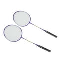 thumbnail image 4 of Badminton Racket, Durable Practical Lightweight Badminton Racquets Purple Ferroalloy With Storage Bag For Gym For Students, 4 of 8
