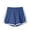 Navy, variant on Annhoo Women's Workout Shorts Soild Color Casual Athletic Elastic Comfy Tennis Gym Running Beathable Summer Pants