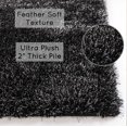 thumbnail image 7 of Well Woven Shimmer Shag Solid Plain Modern Luster Ultra Thick Soft Plush Area Rug, 7 of 7