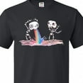 thumbnail image 4 of Inktastic Skeleton Pukes Rainbow T-Shirt, 4 of 5