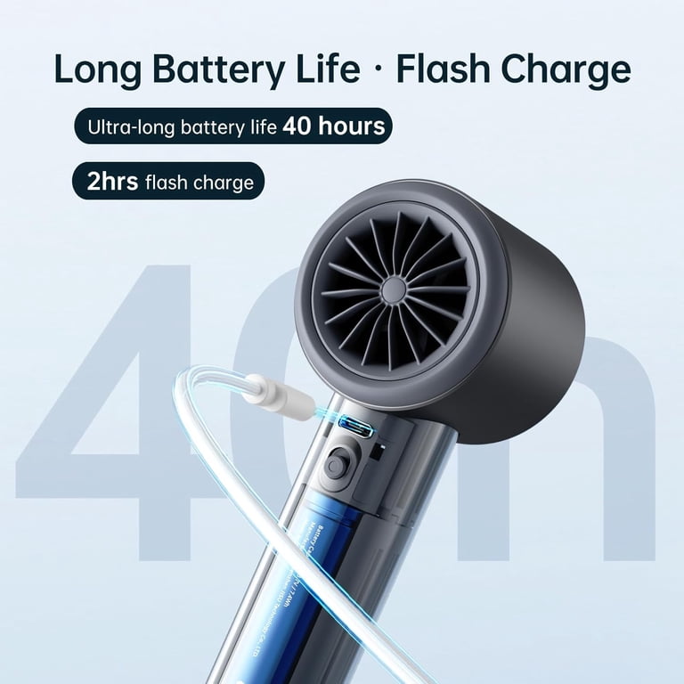 JISULIFE Portable Fan Pro1S 2025, 40Hrs Max Cooling Personal
