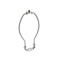 thumbnail image 5 of Aspen Creative 20005-22, 7" Lamp Harp with Saddle in Satin Nickel Finish, 2 Pack, 5 of 5