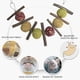 thumbnail image 5 of ZHAOCHENG Barley Ears Juguetes para masticar con bolas y palos naturales para conejos, hámster, loros, chinchillas, cobayas y jerbos, hechos de hierba y rosa (A), 5 of 5