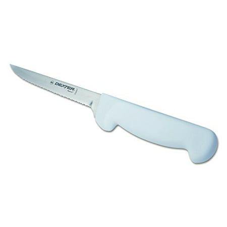 

Dexter P94847 Basics 6 Scalloped Utility Knife White Handle