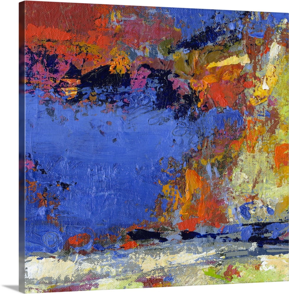 Great BIG Canvas "New England Autumn" Canvas Wall Art 24x24