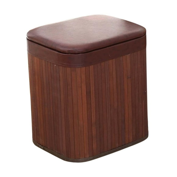 Asiento de taburete con taburete de pie de almacenamiento taburete de muebles cómodos cambie de calzado para el vestuario de dormitorio de la sala de
