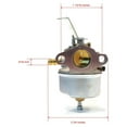 thumbnail image 3 of Carburetor For Tecumseh 632230 Fits Model H50-65565S H50-65565T H50-65565U Engine New Carb, 3 of 9