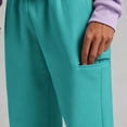 thumbnail image 7 of Women's Solid Color Jogger Pants, Elastic Drawstring Waist Casual Long Trousers with Dual Side Pockets, Comfort Loose Fit Bottoms for Sports and Daily Wear Green XXL(XXL), 7 of 7