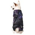 thumbnail image 1 of Balery Purple-Eyed Floral Leopard Sudadera con Capucha para Perros Pequeños – Ropa para Mascotas, Disfraz para Perros y Gatos, Ideal para Fiestas y Cosplay-Medium, 1 of 7