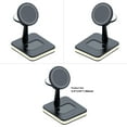 thumbnail image 3 of Methold Base de carga inalámbrica 3 en 1 para teléfono móvil con soporte de almacenamiento USB tipo C, estación de carga, suministros para teléfonos Electrónica Negro, 3 of 6