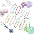 thumbnail image 5 of Ball Chain 50pcs Beaded Chain with Connectors for Dog Tag Making/DIY Ornaments 2.4mm×4.72in （Random Color）, 5 of 6