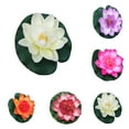 thumbnail image 1 of Cm Artificial 10 L^otus Of Plants Pond Flower Eva Floating 7 Water Eva Floating Water L^otus Artificial, 1 of 9