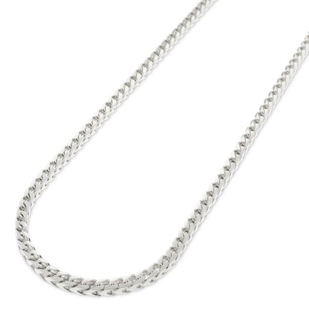 Genuine Solid Sterling Silver 2.5MM Franco Square Box Link .925 ITProLux HeavyDuty Necklace
