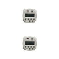 thumbnail image 2 of QualitChoice Interrupteur de Temps Numérique Programmable Lampe Réglable Minuterie Relais Rechargeable 220V 2Ensemble, 2 of 6